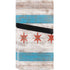 Chicago Flag Dark Wood PS5 Pro Disk Bundle Skin