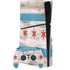 Chicago Flag Dark Wood PlayStation PS5 Skins