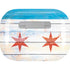 Chicago Flag Light Wood AirPods Skins