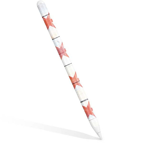 Chicago Flag Light Wood Apple Pencil (2nd Gen 2019) Skin
