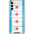 Chicago Flag Light Wood Gabb Phone 4 Clear Case