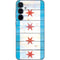 Chicago Flag Light Wood Galaxy A36 5G Skin