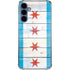 Chicago Flag Light Wood Galaxy A55 5G Clear Case