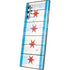 Chicago Flag Light Wood Galaxy Note 10 Plus Skin