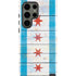 Chicago Flag Light Wood Galaxy S23 Ultra Pro Case