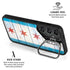 Chicago Flag Light Wood Galaxy S25 Kickstand Case