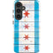 Chicago Flag Light Wood Galaxy S25 Plus Impact Case