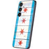 Chicago Flag Light Wood Galaxy S25 Skin
