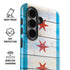 Chicago Flag Light Wood Galaxy S26 Impact Case
