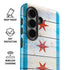 Chicago Flag Light Wood Galaxy S26 Plus Impact Case
