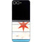 Chicago Flag Light Wood Galaxy Z Flip6 Skin