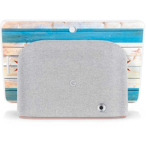 Chicago Flag Light Wood Google Home Hub Skin