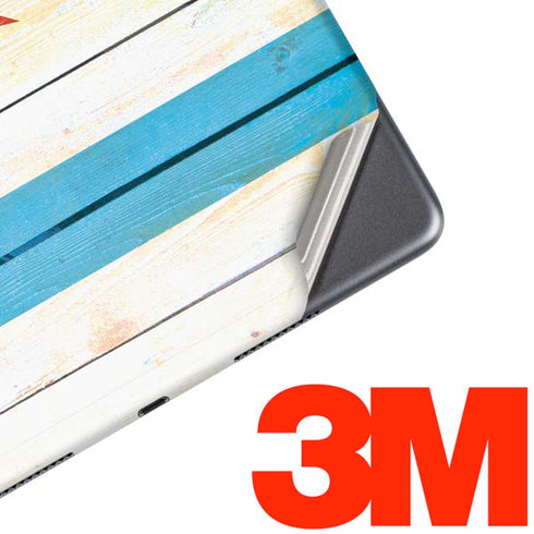 Chicago Flag Light Wood iPad Skins