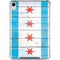 Chicago Flag Light Wood iPad 11th Gen (2025) Clear Case