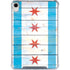 Chicago Flag Light Wood iPad 11th Gen (2025) Clear Case