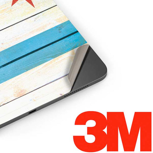 Chicago Flag Light Wood Apple iPad Pro Skin