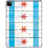 Chicago Flag Light Wood iPad Pro 11in (2024) Clear Case