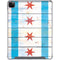 Chicago Flag Light Wood iPad Cases