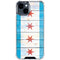 Chicago Flag Light Wood iPhone 15 Clear Case