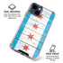 Chicago Flag Light Wood iPhone 15 Clear Case