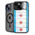 Chicago Flag Light Wood iPhone 15 Plus Kickstand Case