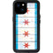 Chicago Flag Light Wood iPhone 15 Plus Waterproof Case