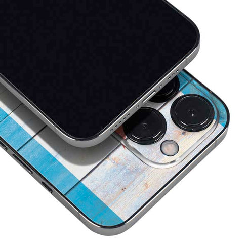 Chicago Flag Light Wood iPhone 15 Pro Max Skin