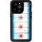 Chicago Flag Light Wood iPhone 15 Pro Waterproof Case