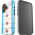 Chicago Flag Light Wood iPhone 16 Plus Impact Case