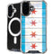 Chicago Flag Light Wood iPhone 16 Plus MagSafe Case