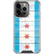 Chicago Flag Light Wood iPhone 16 Pro Clear Case