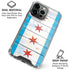 Chicago Flag Light Wood iPhone 16 Pro Max Clear Case
