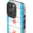 Chicago Flag Light Wood iPhone 16 Pro Max Impact Case