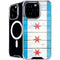 Chicago Flag Light Wood iPhone 16 Pro Max MagSafe Case