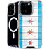 Chicago Flag Light Wood iPhone 16 Pro Max MagSafe Case
