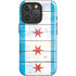 Chicago Flag Light Wood iPhone 16 Pro Max Magsafe Impact Case