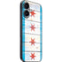 Chicago Flag Light Wood iPhone 16 Skin