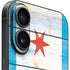 Chicago Flag Light Wood iPhone 16 Skin