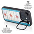 Chicago Flag Light Wood iPhone 16e Kickstand Case