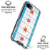 Chicago Flag Light Wood iPhone 16e Clear Case