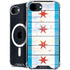 Chicago Flag Light Wood iPhone 16e MagSafe Case