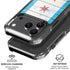 Chicago Flag Light Wood iPhone 18 Pro Clear Case