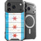 Chicago Flag Light Wood iPhone 18 Pro MagSafe Case