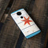 Chicago Flag Light Wood Moto E5 Plus Skin