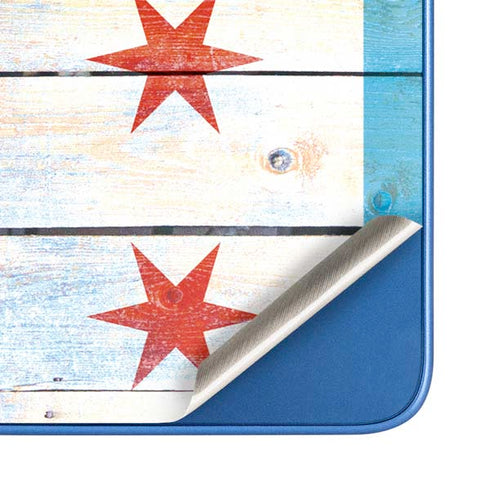 Chicago Flag Light Wood Moto G Play 4G (2024) Skin