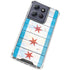 Chicago Flag Light Wood Moto G Play 5G (2025) Clear Case