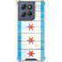 Chicago Flag Light Wood Moto G Stylus 5G (2025) Clear Case