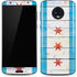 Chicago Flag Light Wood Moto G6 Skin