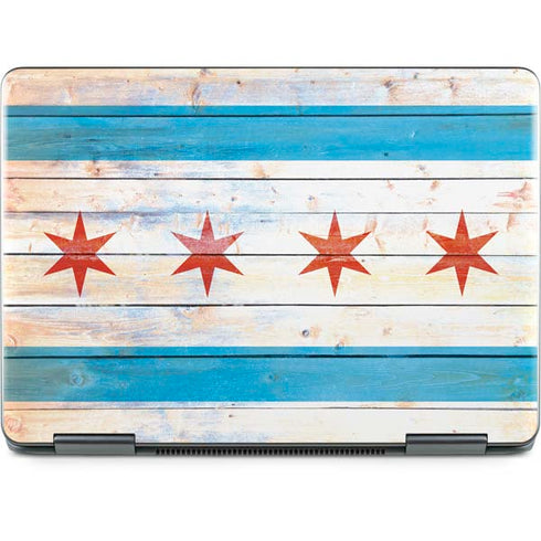 Chicago Flag Light Wood Notebook 9 Pro 13in (2017) Skin