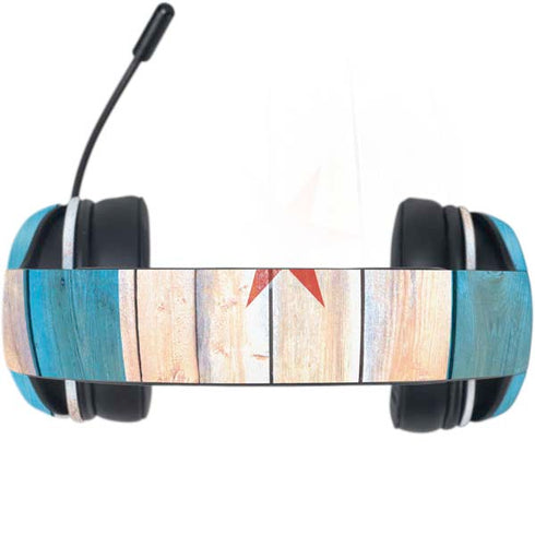 Chicago Flag Light Wood Razer Kraken X Skin